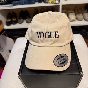 Vogue logo baseball cap